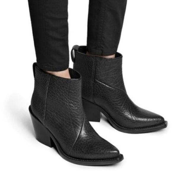 Acne Studios Donna Ankle Boots Black size 40/US 9 - Picture 1 of 13